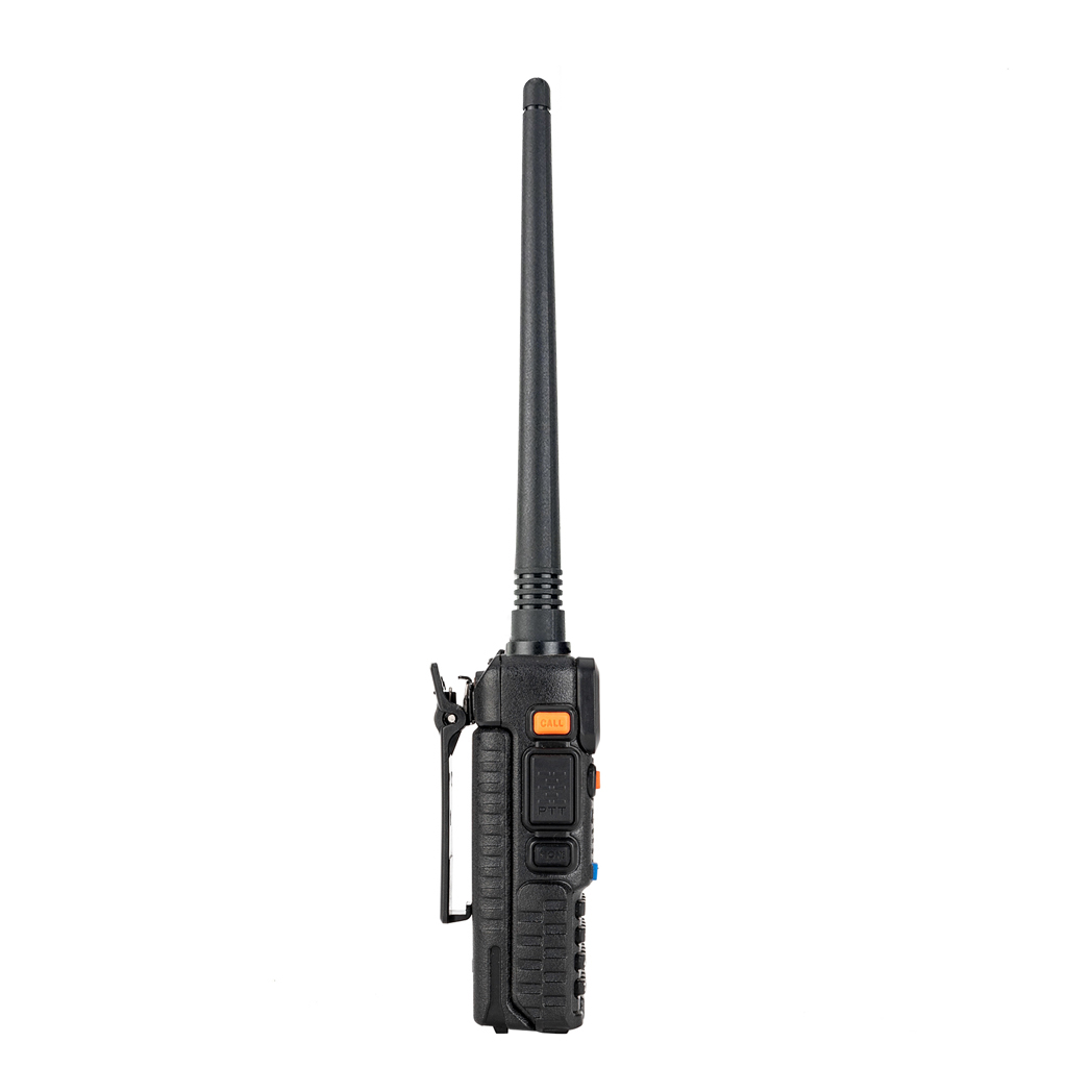 1.5" LCD 5W 144~148MHz / 420~450MHz Dual Band Walkie Talkie with 1-LED Flashlight (Black)