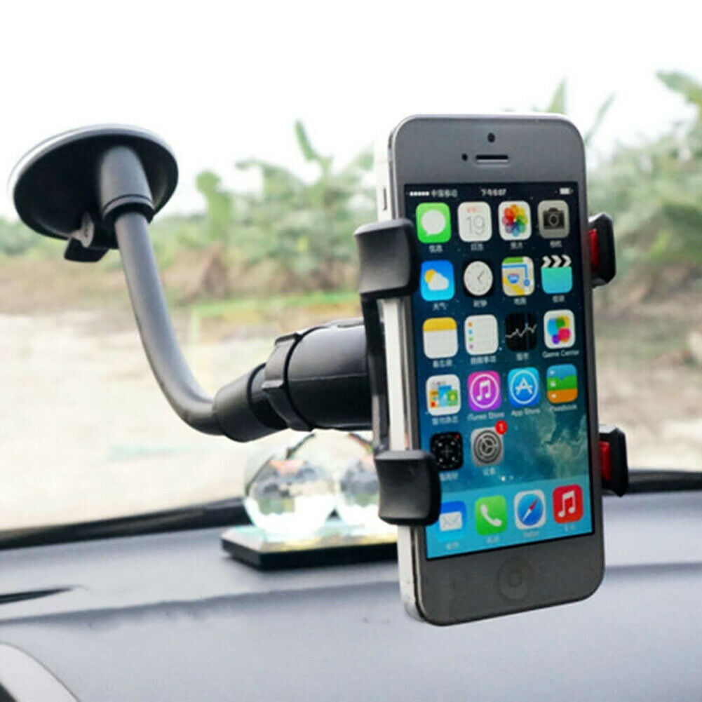 360? Car Windshield Mount Cradle Suction Cup Holder for Cell Phone GPS