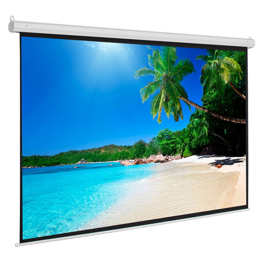100 INCH 4:3 Manual Projector Screen Matte White
