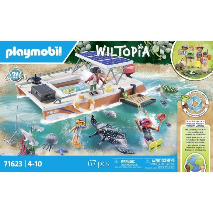 PLAYMOBIL - 71623 - Surveillance boat