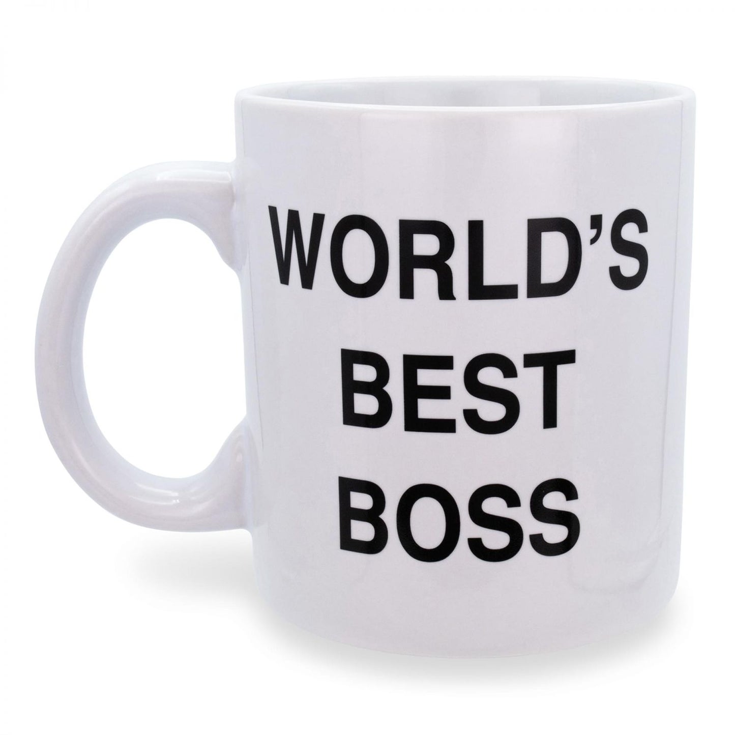 The Office Dunder Mifflin "World's Best Boss" Ceramic Mug | Holds 20 Ounces