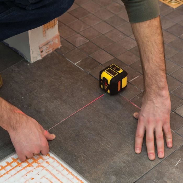 STANLEY LEVEL LASER CROSS + SQUARE CROSS90 - RED