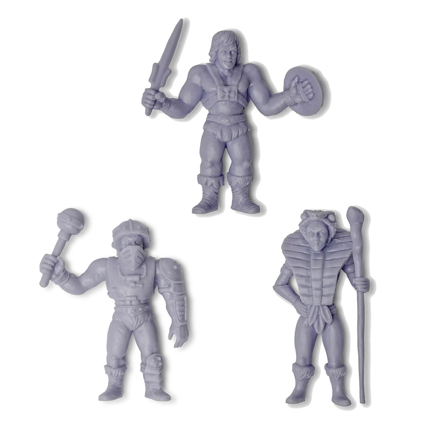 Masters of the Universe M.U.S.C.L.E. 3-Pack: He-Man,Teela, Man-At-Arms