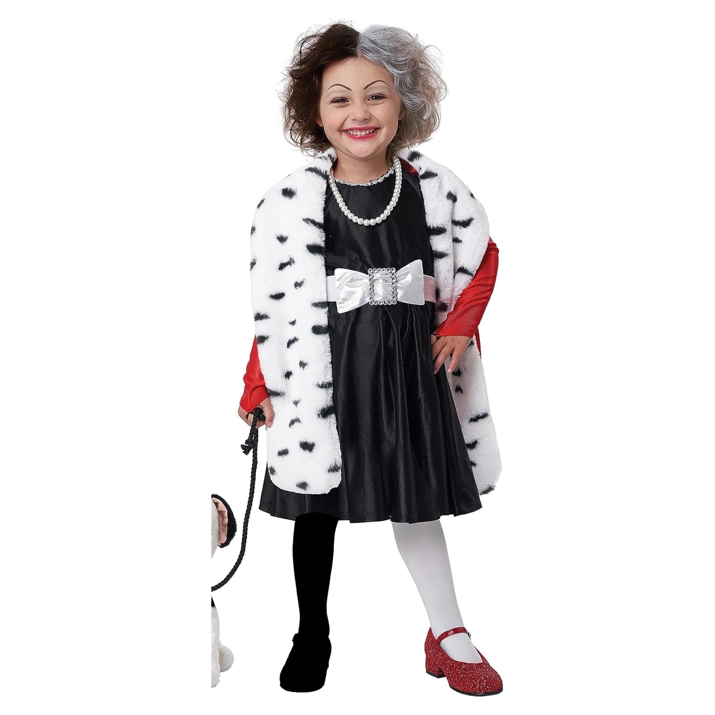 Dalmatian Diva Toddler Costume | Large (4-6)