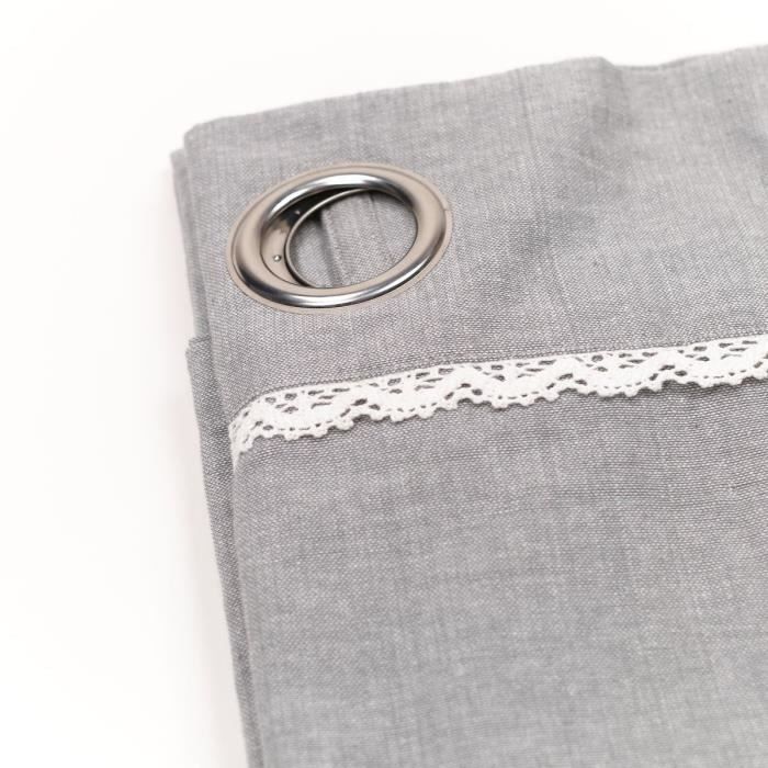 Curtain - TODAY - CHARME - Chambray Capucine - 140 x 240 cm