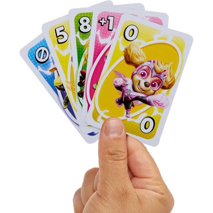 Mattel Games - Uno Junior-Paw Patrol: The Super Patrol-Card Game HPY62