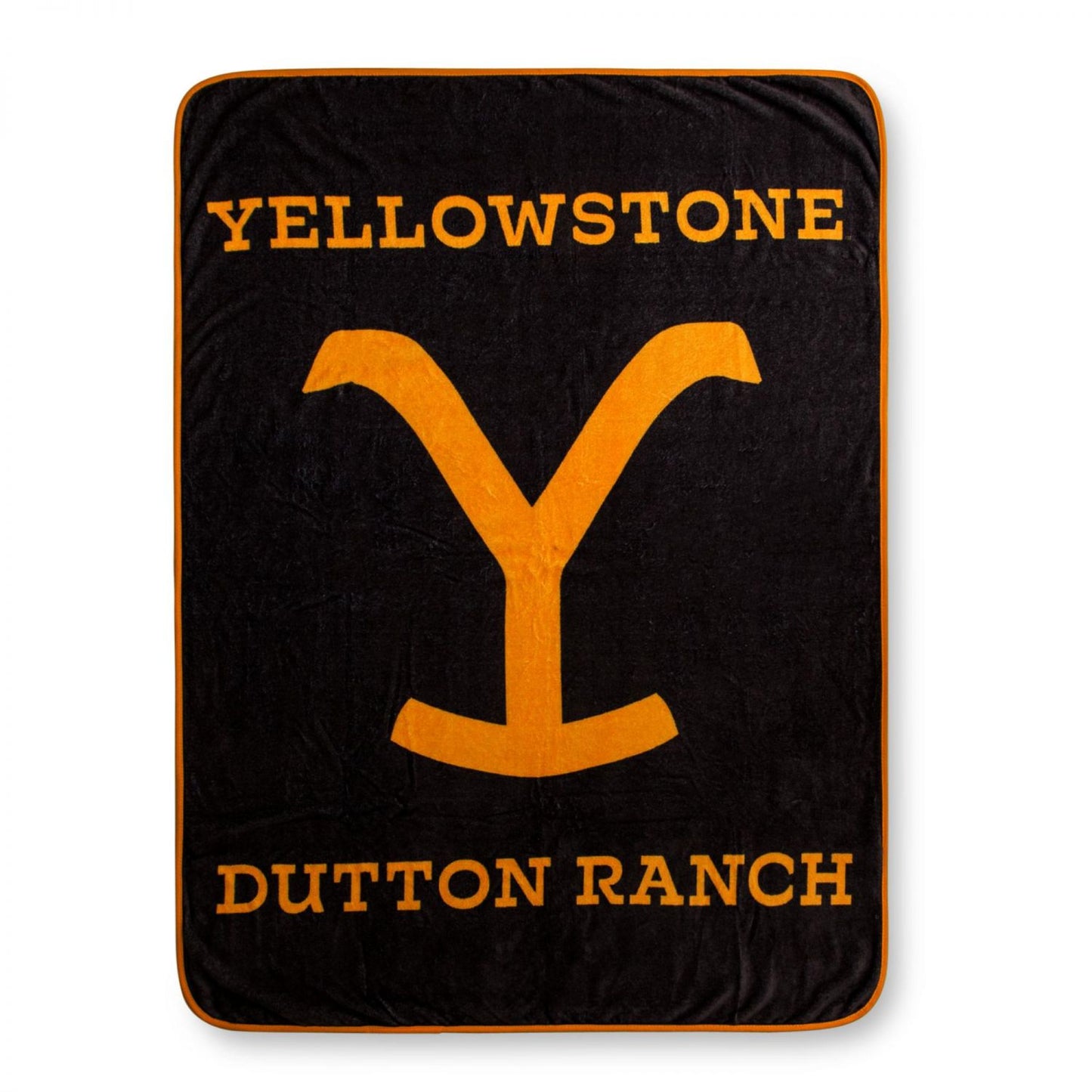 Yellowstone Dutton Ranch Raschel Fleece Throw Blanket | 45 x 60 Inches