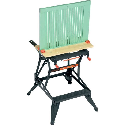 Black+Decker Establi Estau Poldable Format 226mm WM550-XJ 2 bamboo jaws, maximum load of 250 kg