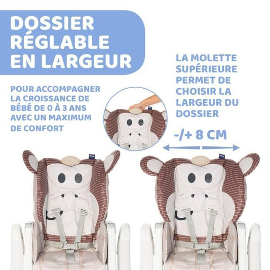 CHICCO - Polly 2 Start Monkey High Chair