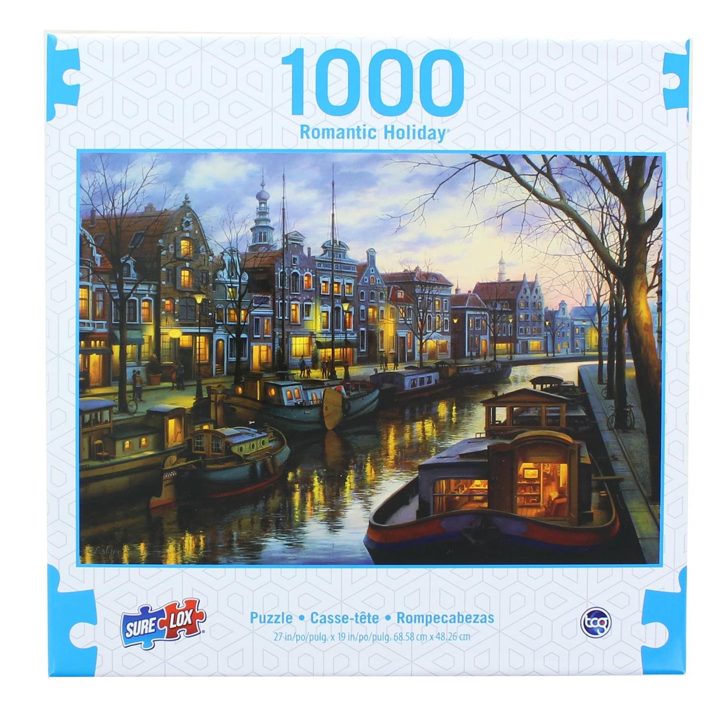 Romantic Holiday 1000 Piece Jigsaw Puzzle | Canal Life
