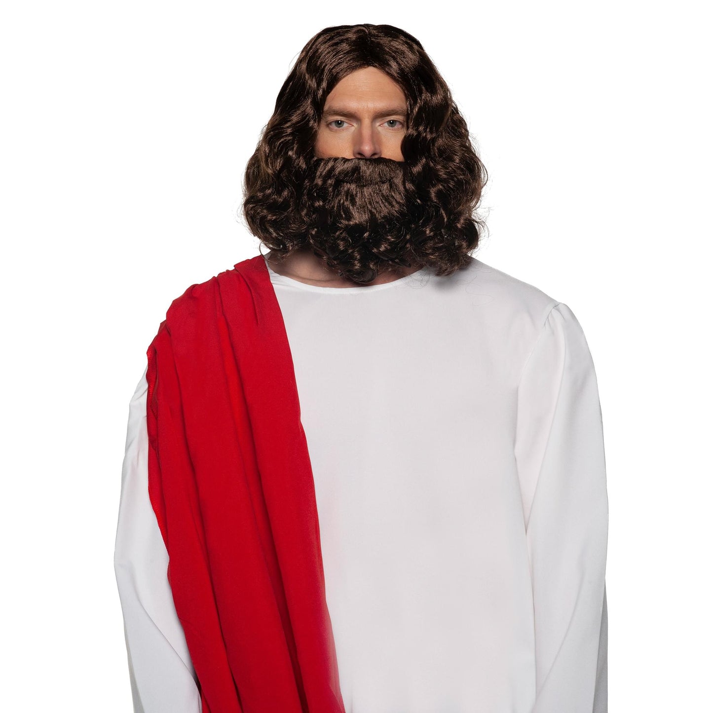 Jesus Wig & Beard Adult Costume Set