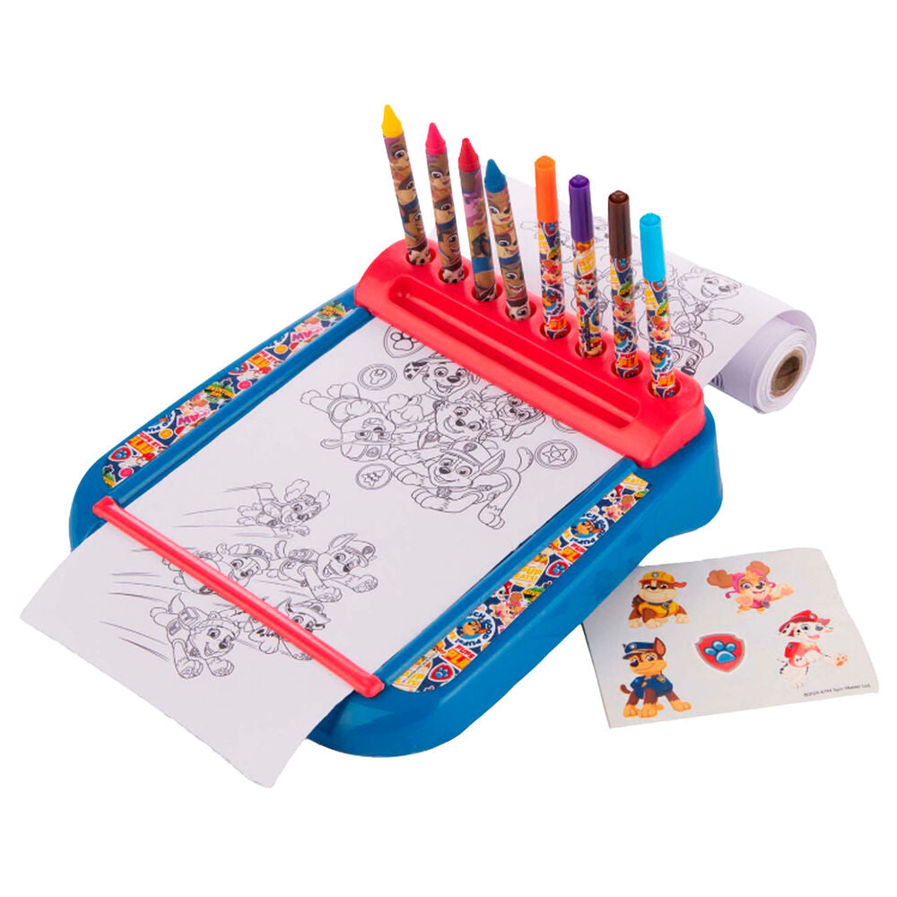 Paw Patrol roll & go colouring station