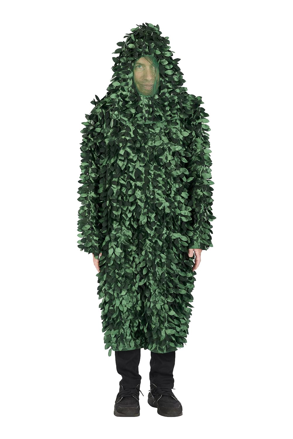 Leafy Camo Suit Adult Costume | Camouflage Bush Costume | One Size Fits Most