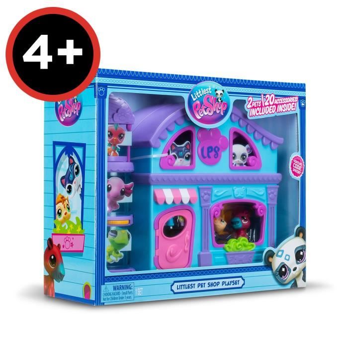The Big House - BANDAI - Littlest Pet Shop with 3 pets including 1 exclusive