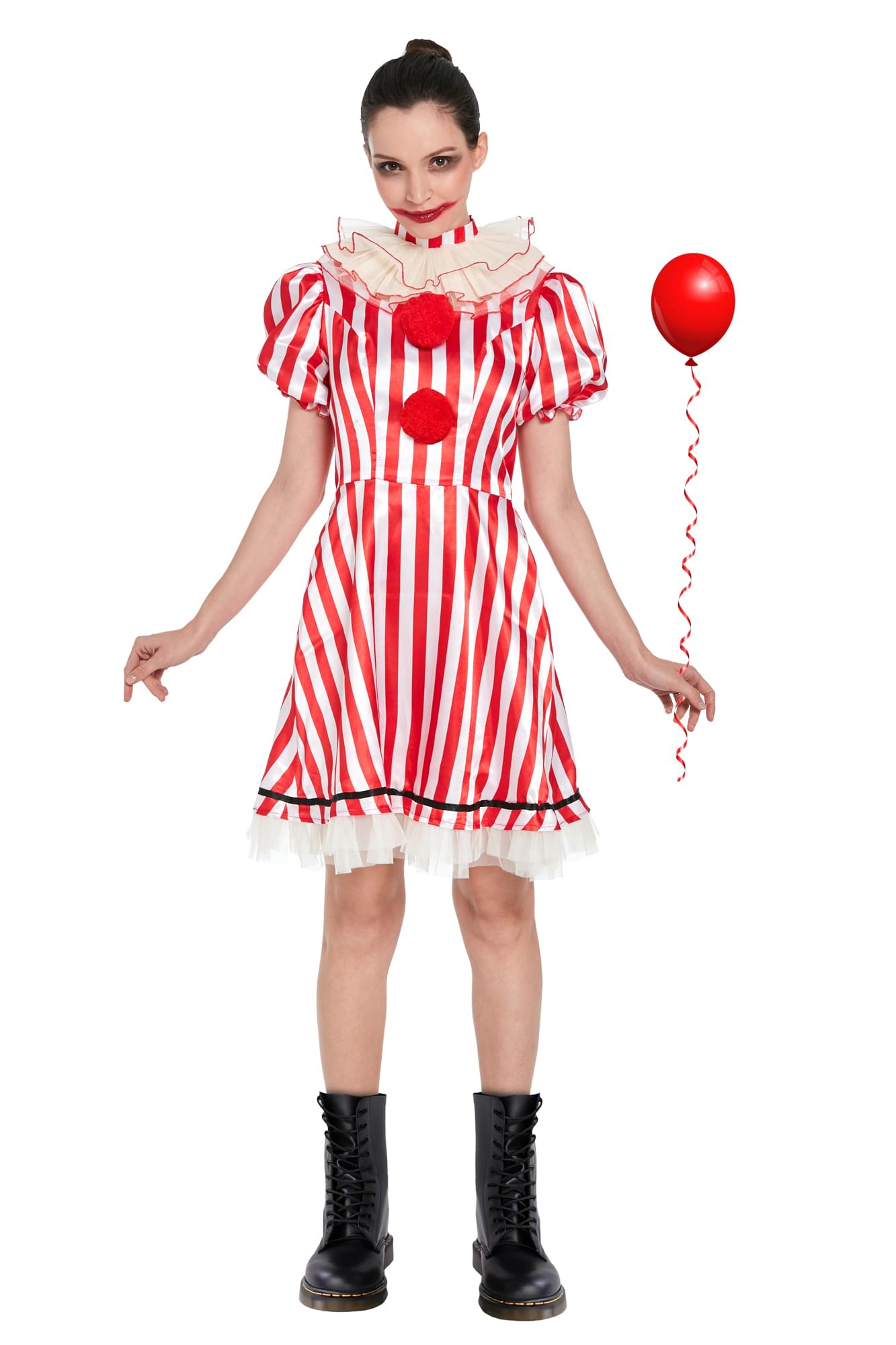 Clown Dress Women's Costume | One Size Fits Most