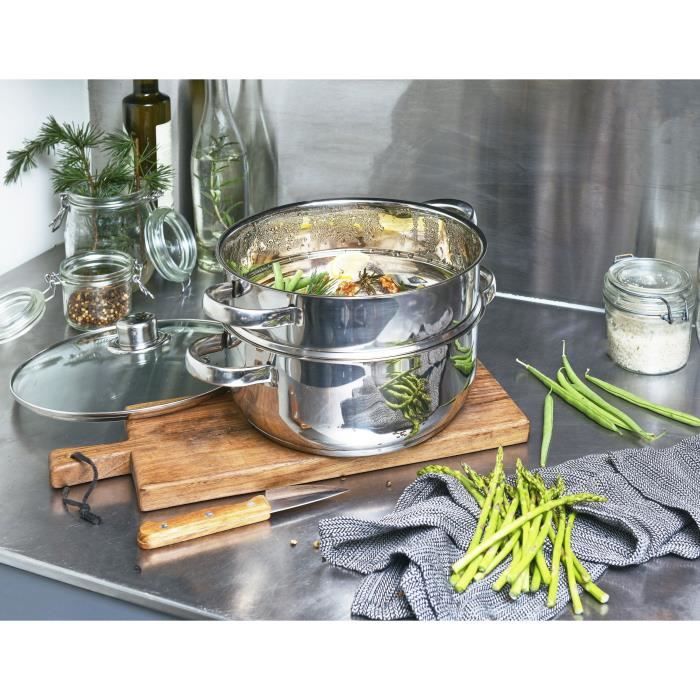 BAUMALU steam combination - 24 cm - 2 bodies