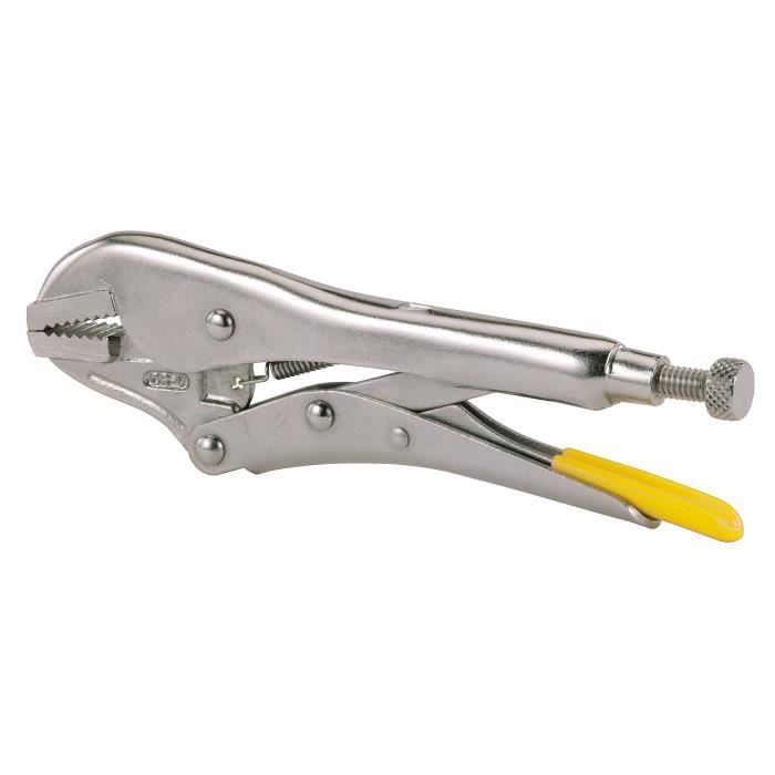 STANLEY Locking pliers with straight beak 225mm