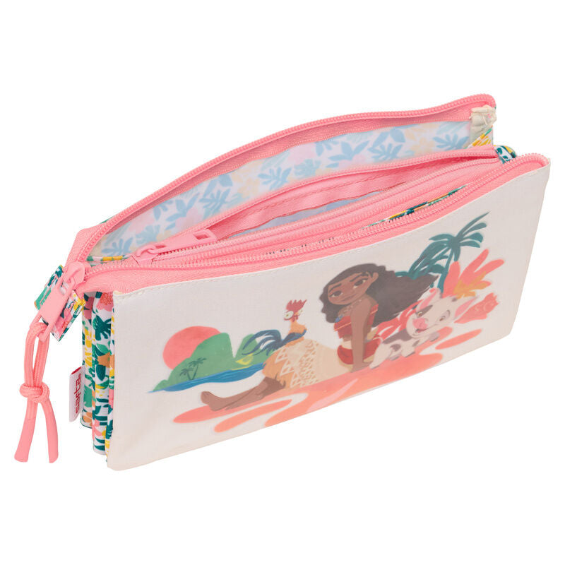 Disney Moana Vaiana triple pencil case