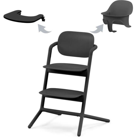 CYBEX LEMO 2 evolving high chair - From 6 months - Black