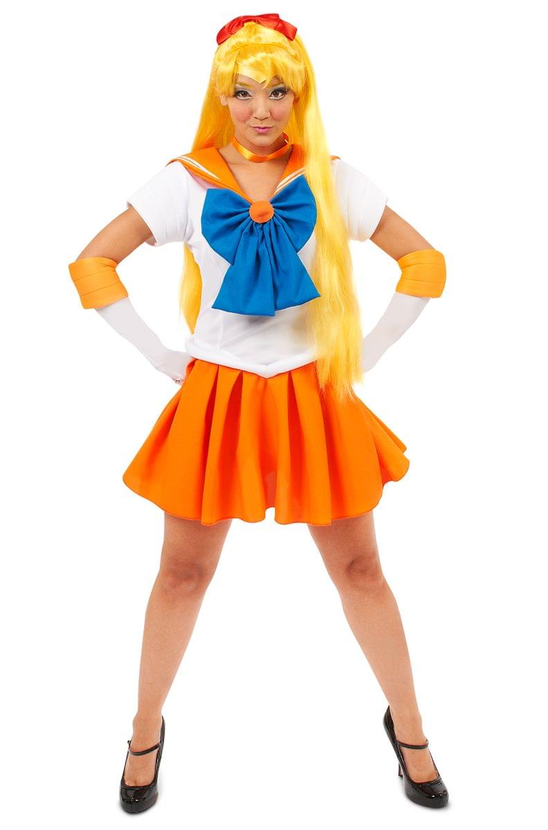 Sailor Moon Venus Sexy Adult Costume Medium
