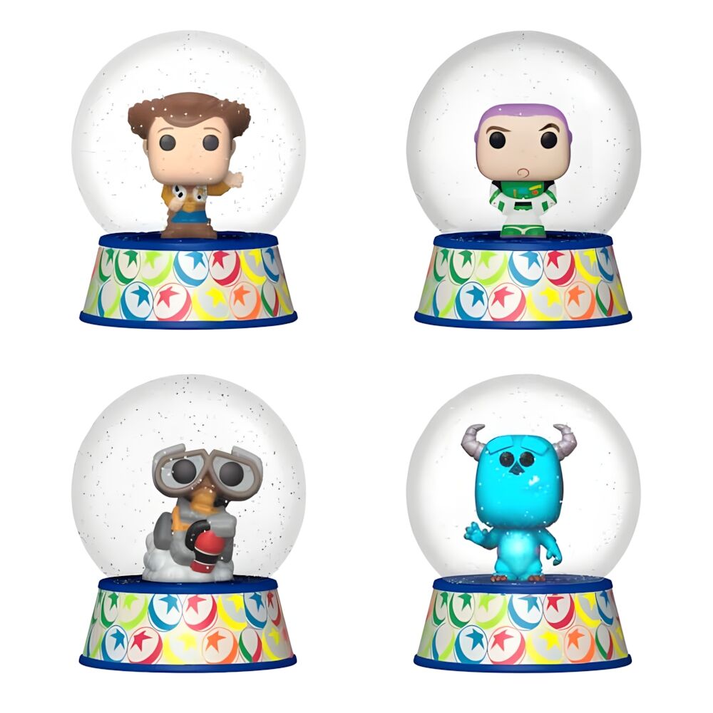 Disney Pixar assorted Mystery Mini Snow globe figure
