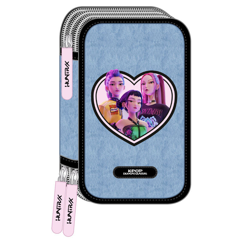 Demon Hunters Kpop Huntrix triple pencil case 37pcs