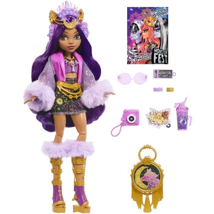 Monster High Clawdeen Wolf Doll with Monster Fest Outfit HXH80