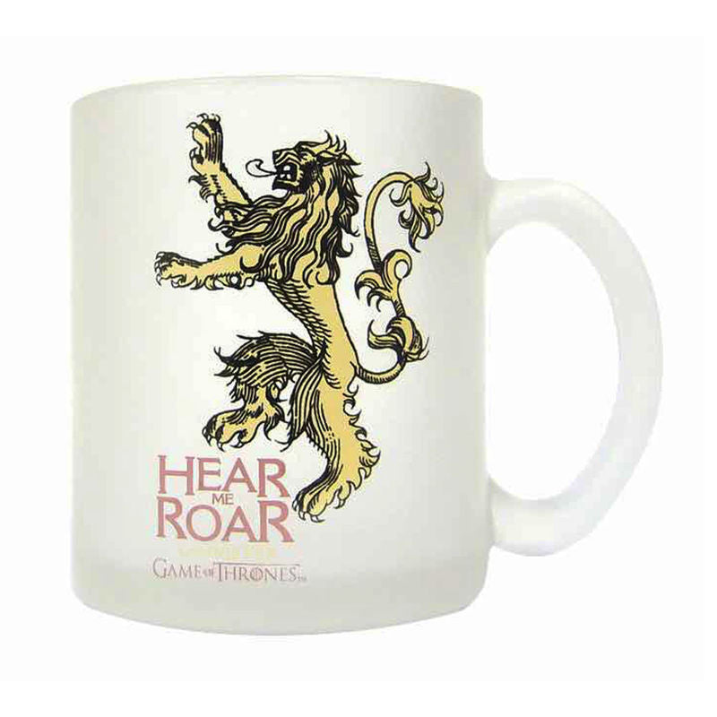 Game of Thrones Lannister translucent glass cup