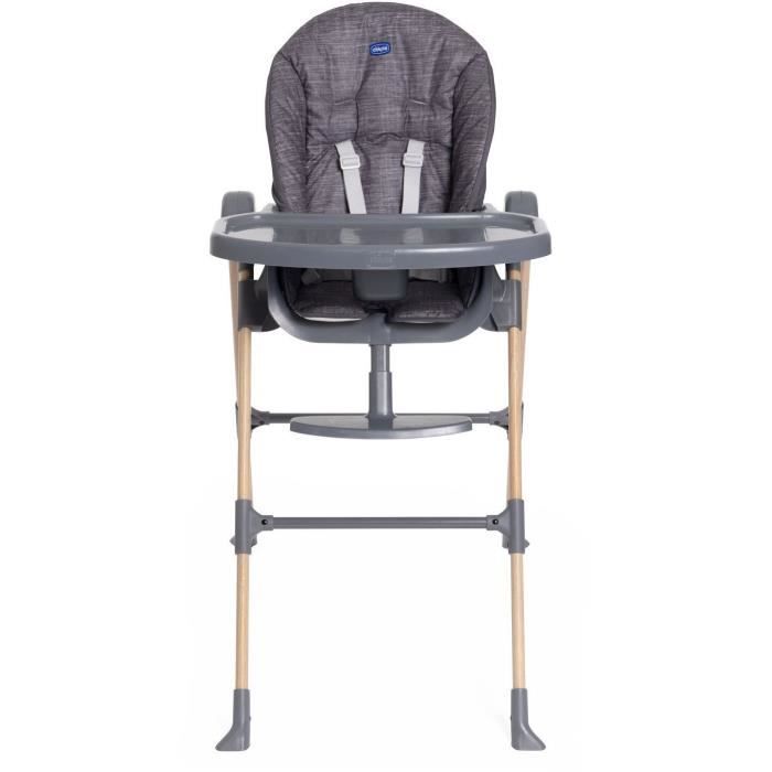 High chair - CHICCO - Polly Essential - 0/3 years - Coal Grey