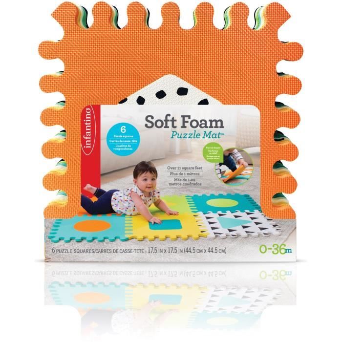 INFANTINO - Set of 6 foam tiles