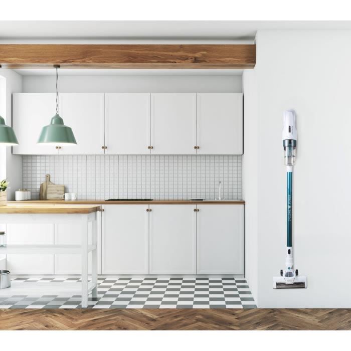 Domo do233SV - Wireless broom vacuum cleaner 2 -in -1 - 2 speeds - Cyclonic system - Autonomy 20min - Push tank 0.6l