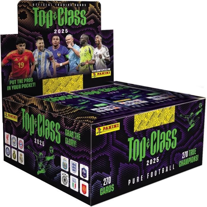 Box - PANINI - FIFA TOP CLASS 2025 TC - 24 sleeves - 192 cards