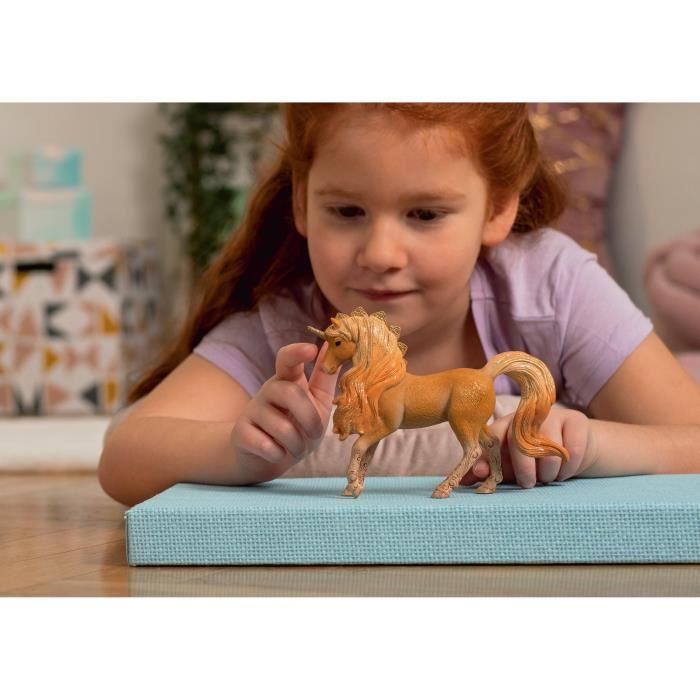 Unicorn stallion Apollo, mythical figurine, Gift for Children from 5 years old 4 x 16 x 12 cm - schleich 70822 BAYALA