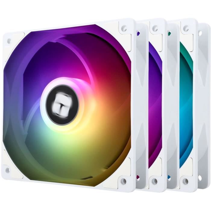 Thermalright - TL-C12CW-S (White) - 3x120mm - For PC case - Pack of 3