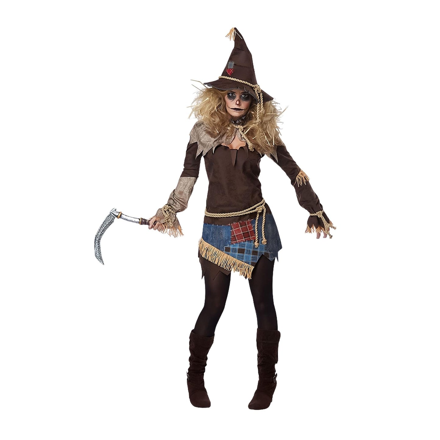 Creepy Scarecrow Adult Costume: X-Large