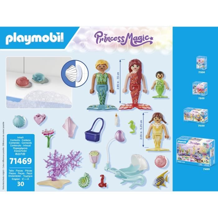 PLAYMOBIL 71469 Family of mermaids