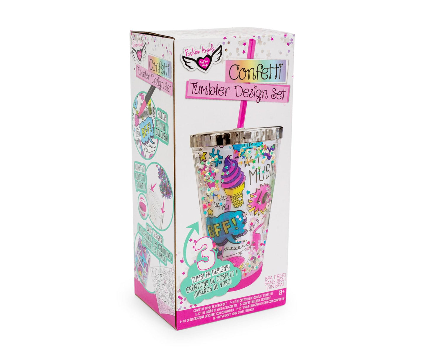 Fashion Angels Confetti Tumbler Design Kit