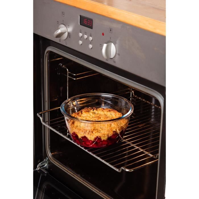 PYREX COOK & GO Round storage dish 1,6l 20cm + Blue lid