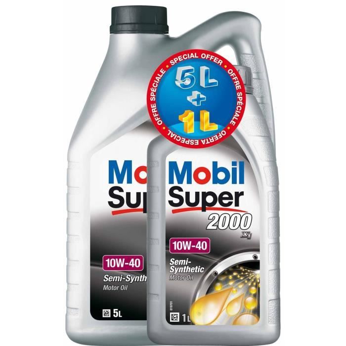 MOBIL Oil S2000 10W40 5 + 1L Free