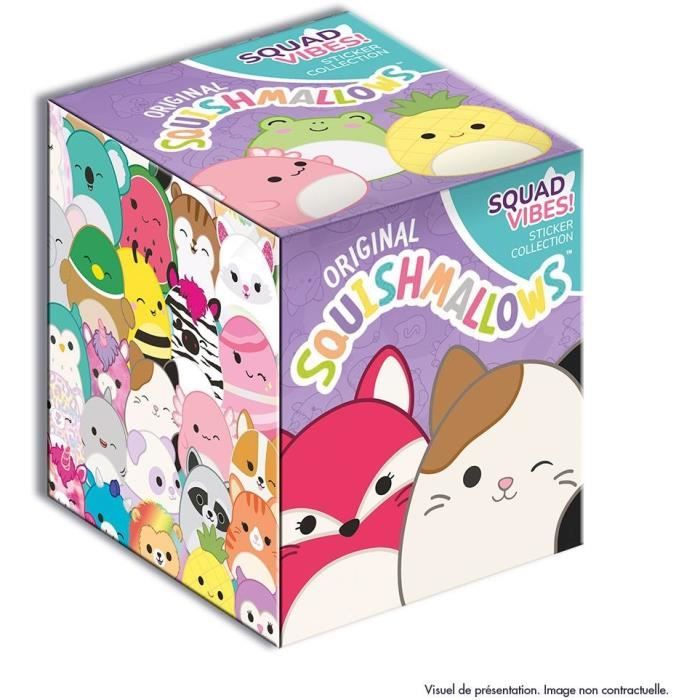 Box of 36 pockets - PANINI - Squishmallows - 180 stickers