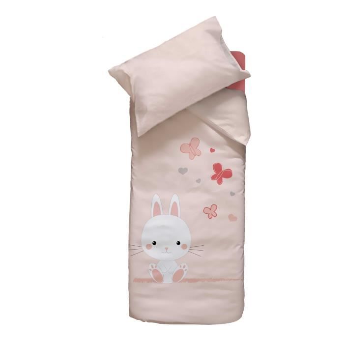 DOMIVA Duvet cover + pillowcase Lapinou - 100x140 cm + 40x60 cm