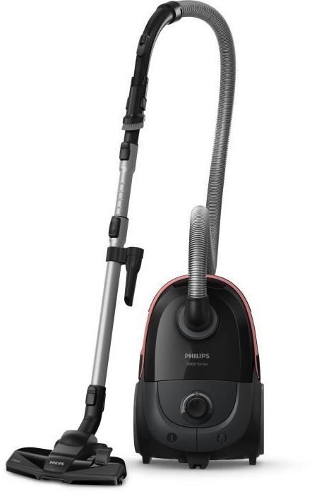 Cylinder vacuum cleaner with bag - PHILIPS - XD5123/10 - 900 W - 4 L - Black
