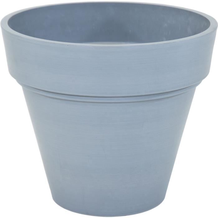 Pot - MEGA COLLECTIONS - Ecostone Planter - Ø 41 cm - H 35 cm - Gray