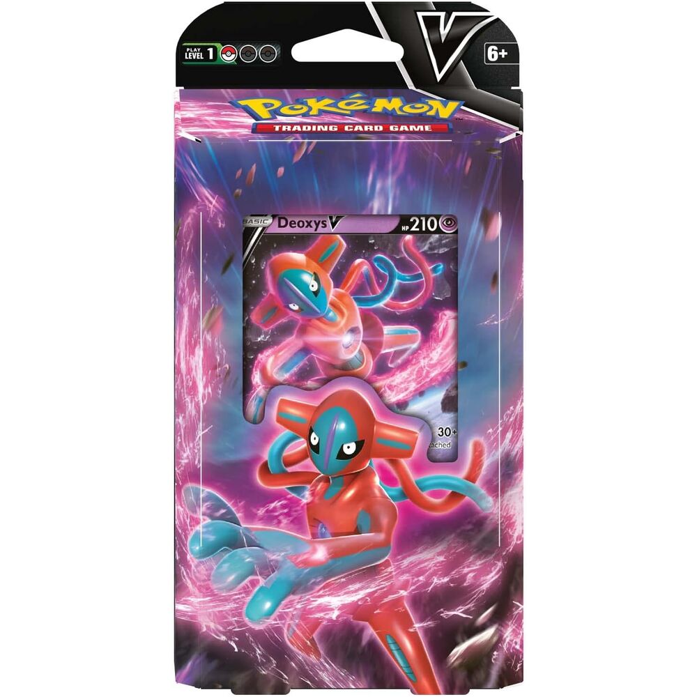 English Pokemon Deoxys vs Zeraora V Battle Deck collectible playing cards