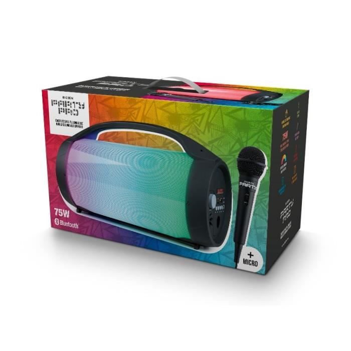 BIGBEN PARTYBTPRO Bluetooth speaker - USB SD AUX IN - 38 CM + WIRELESS MIC