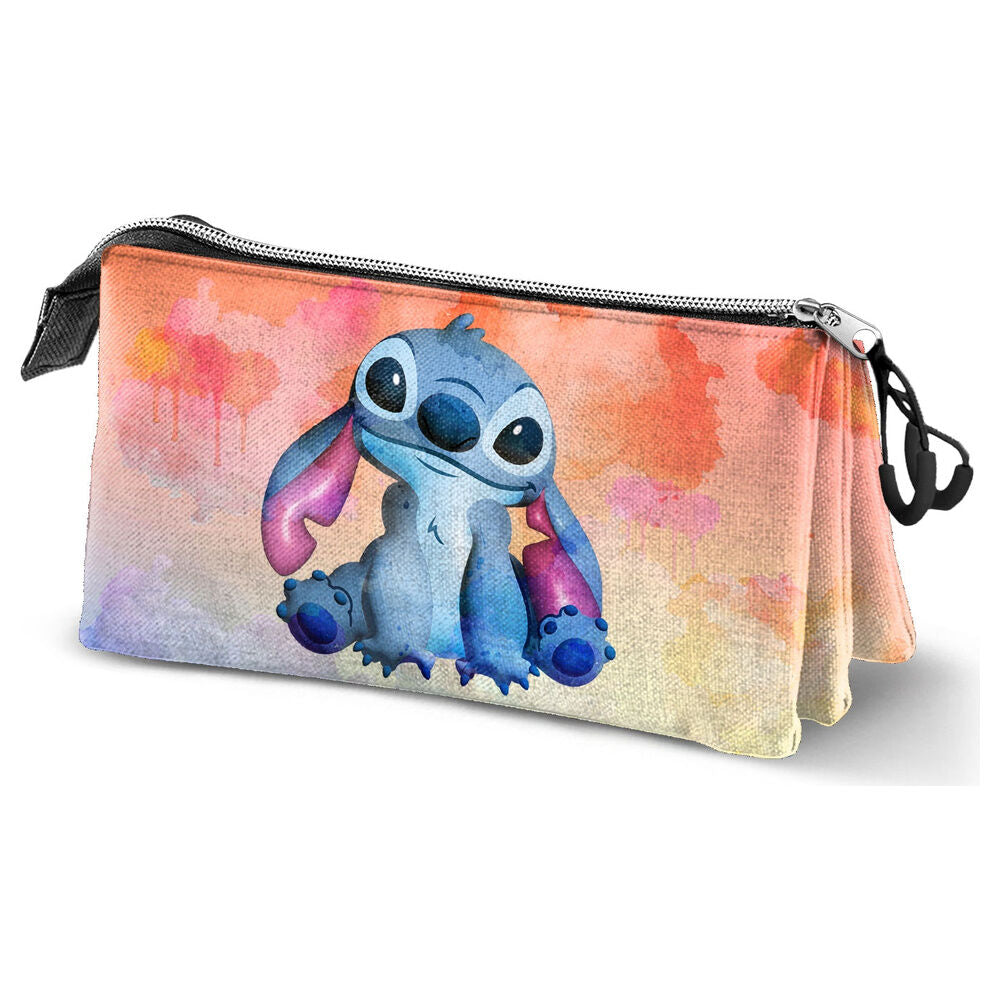 Disney Stitch triple pencil case