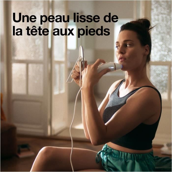 Pulsed Light Epilator - BRAUN - Silk expert Pro 5 - Home Hair Removal - Pouch - Venus Razor - 2 Heads - PL5152