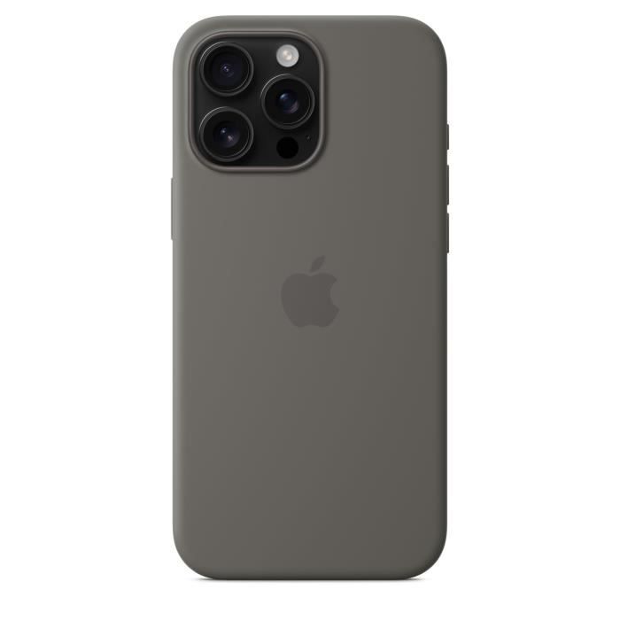 APPLE iPhone 16 Pro Max - Silicone Case with MagSafe - Stone Gray