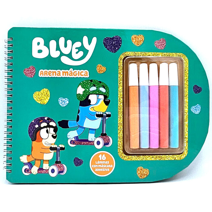 Bluey magic sand notebook