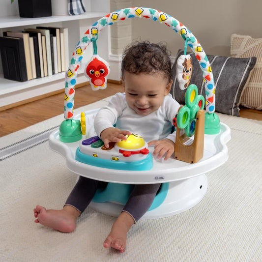 BABY EINSTEIN SuperSeat 3 in 1 Activity Seat - Table Booster Seat with Play Arch with Interactive Toys